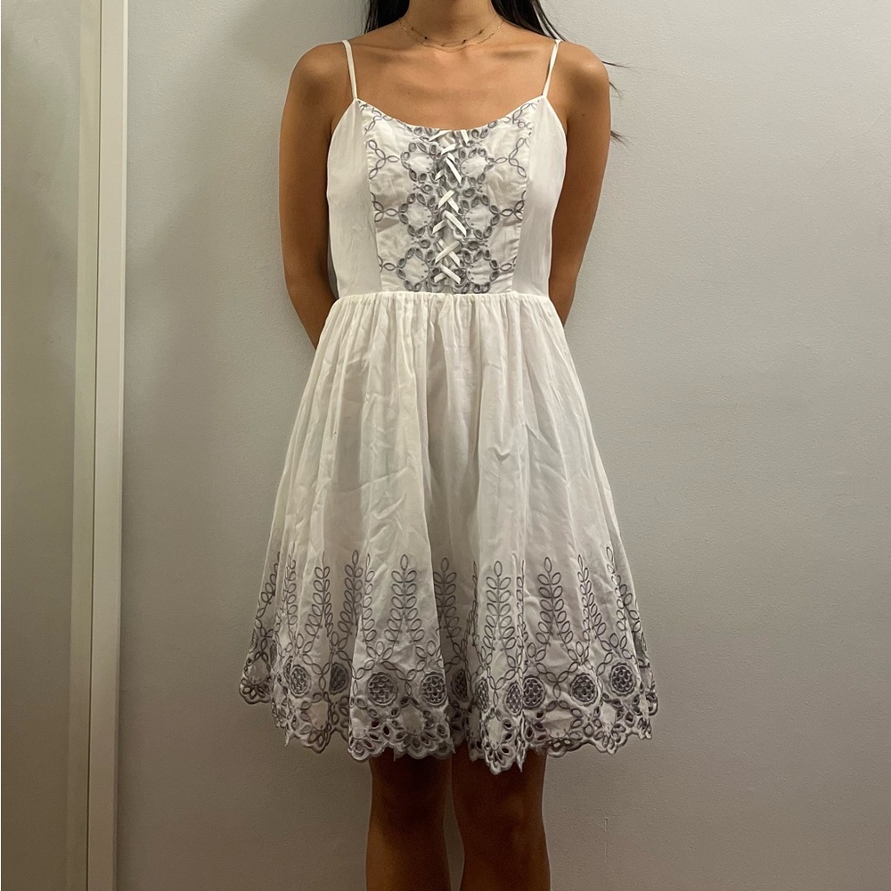 White summer dress